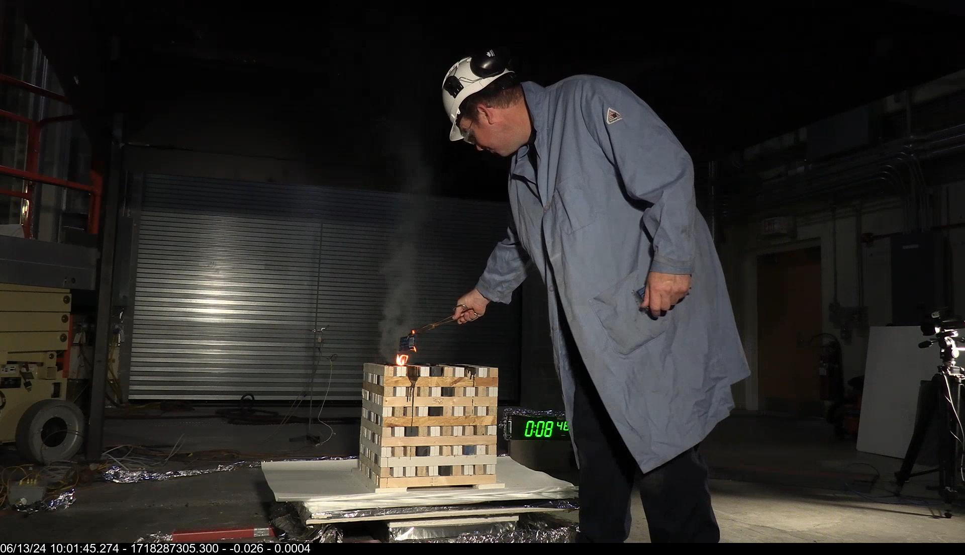 Adding gel packs after insufficient ignition of crib